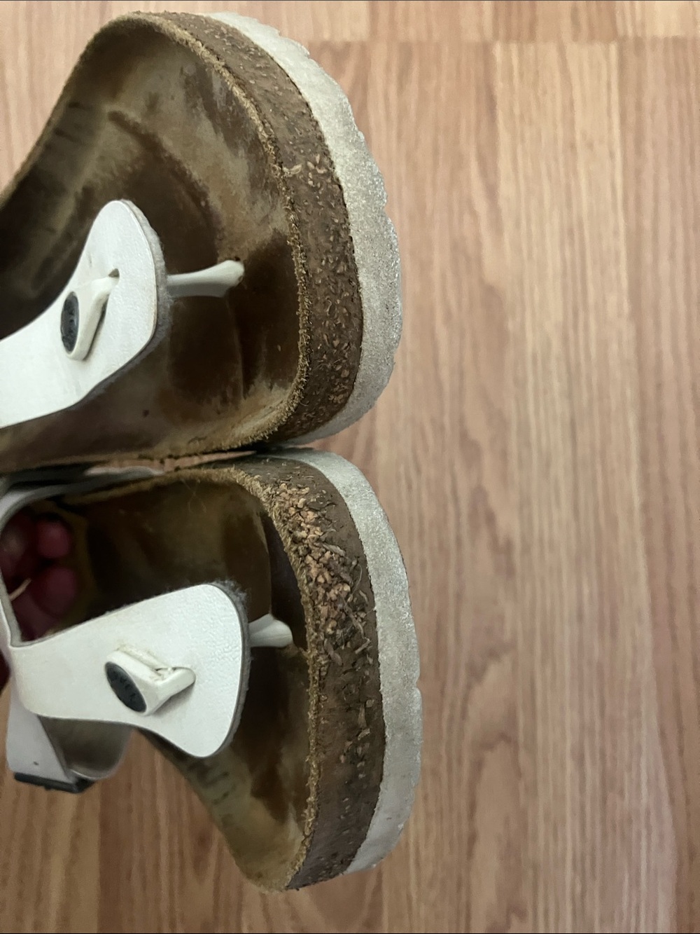 Birkenstock Gizeh Sandal – Birko-Flor Graceful Pearl White Size 40 9 - Picture 8 of 9
